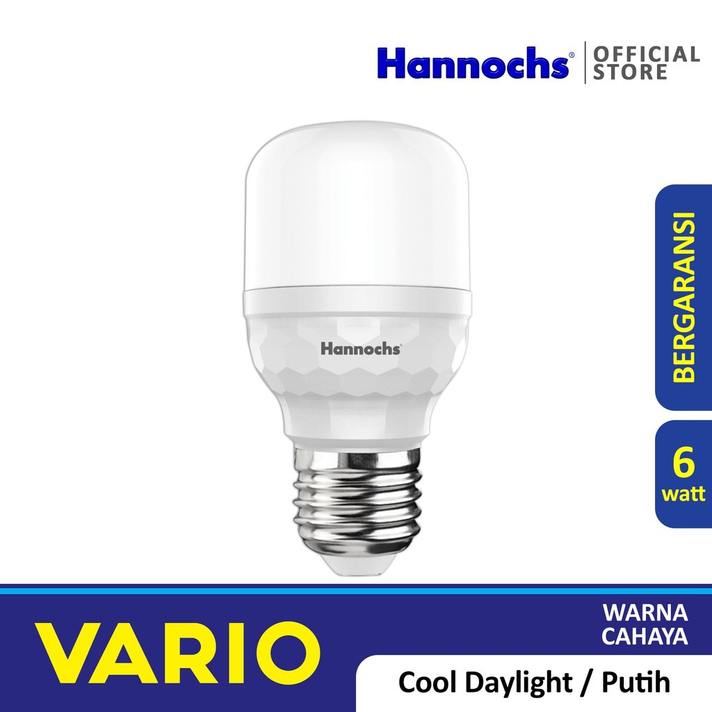 Hannochs Lampu LED Vario 6 Watt Cahaya Putih