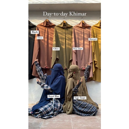 Day to day khimar by sidra.co