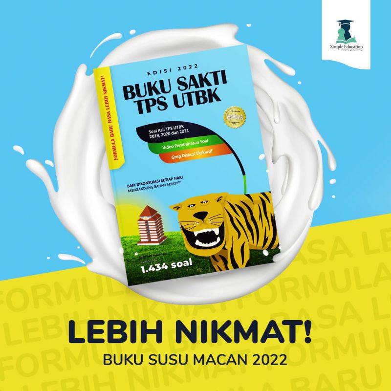 Jual Buku Sakti TPS Soshum UTBK Susu Macan Edisi 2022 Shopee Indonesia