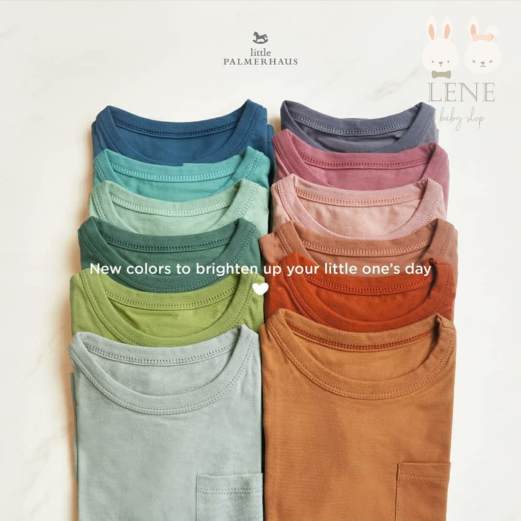 Pocket Tee New Colors Size 4-6 years Little Palmerhaus