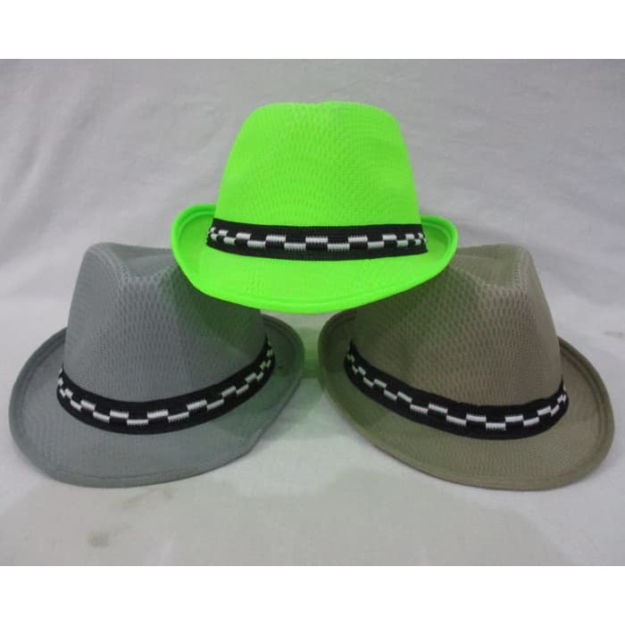 Topi Fedora Panama WARNA/Topi Floppy Pantai Hat Anak/Topi Summer Anak