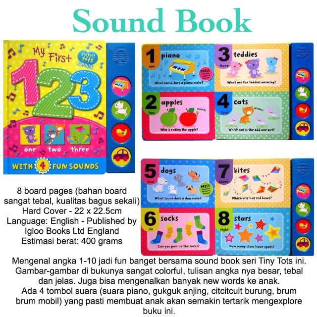 My first 123 sound book