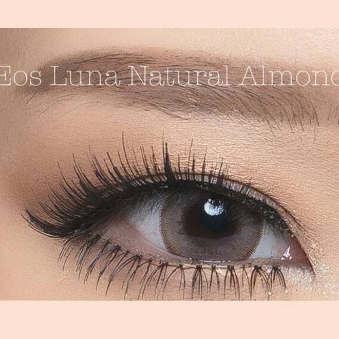 

Original Softlens Eos Natural Almond Brown (Coklat) Soflens Softlenses Barang Baik