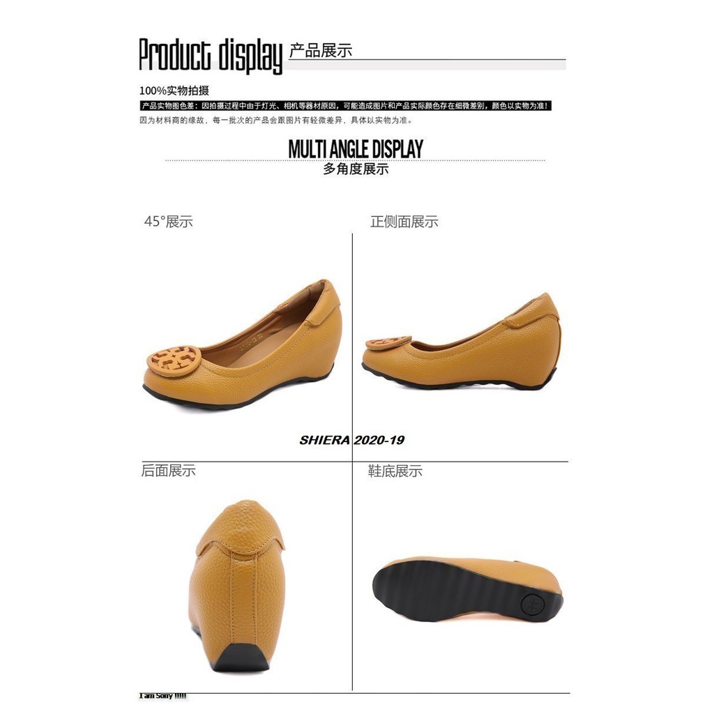 SHIERA WEDGES SHOES 2020-19 ORIGINAL (RESTOCK)