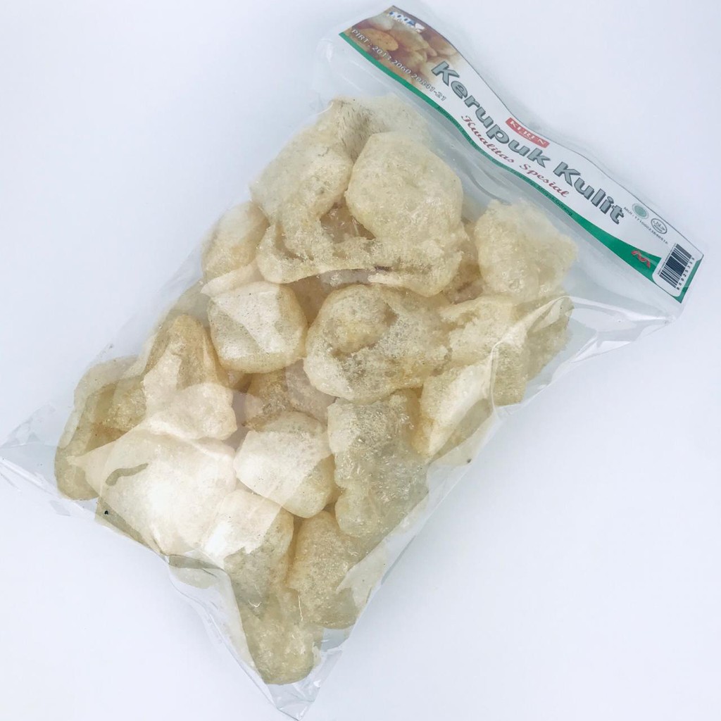Kerupuk Kulit / Makanan Ringan Gurih / Keruput Kulit Rasa Original / 47gr