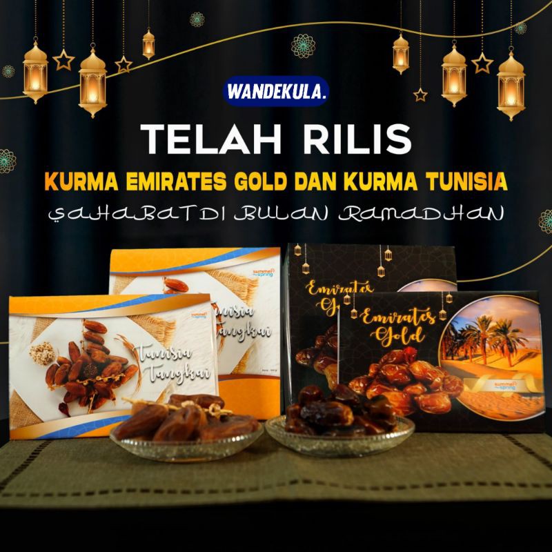 

250gr Kurma Emirates Gold dan Kurma Tunisia Kurma Premium