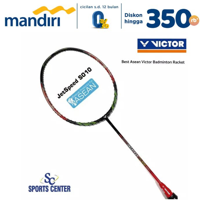 NEW HOT ITEM  Raket Badminton Victor Asean Jetspeed S 010 ( 4U G5 )