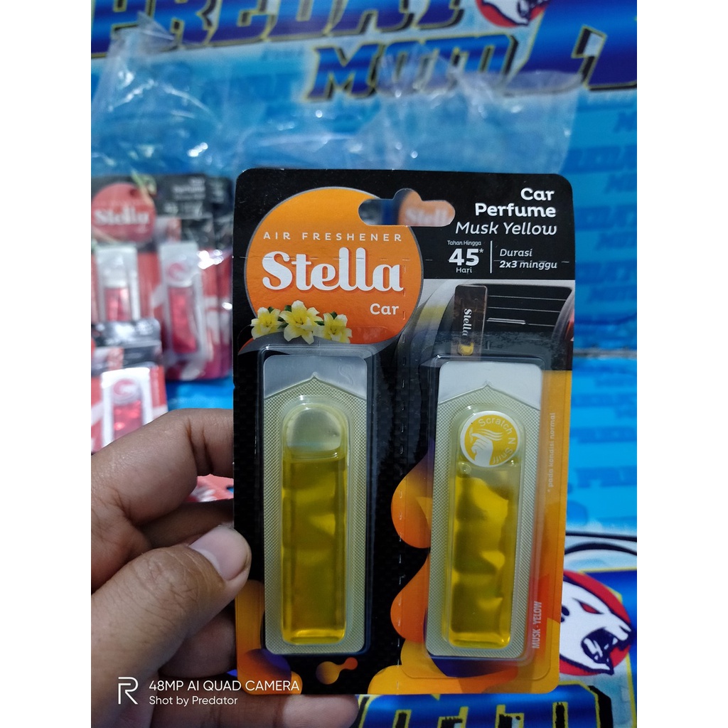 STELLA CAR PARFUM SET/REFILL PENGHARUM PARFUM AC MOBIL DGN WANGI SEGAR