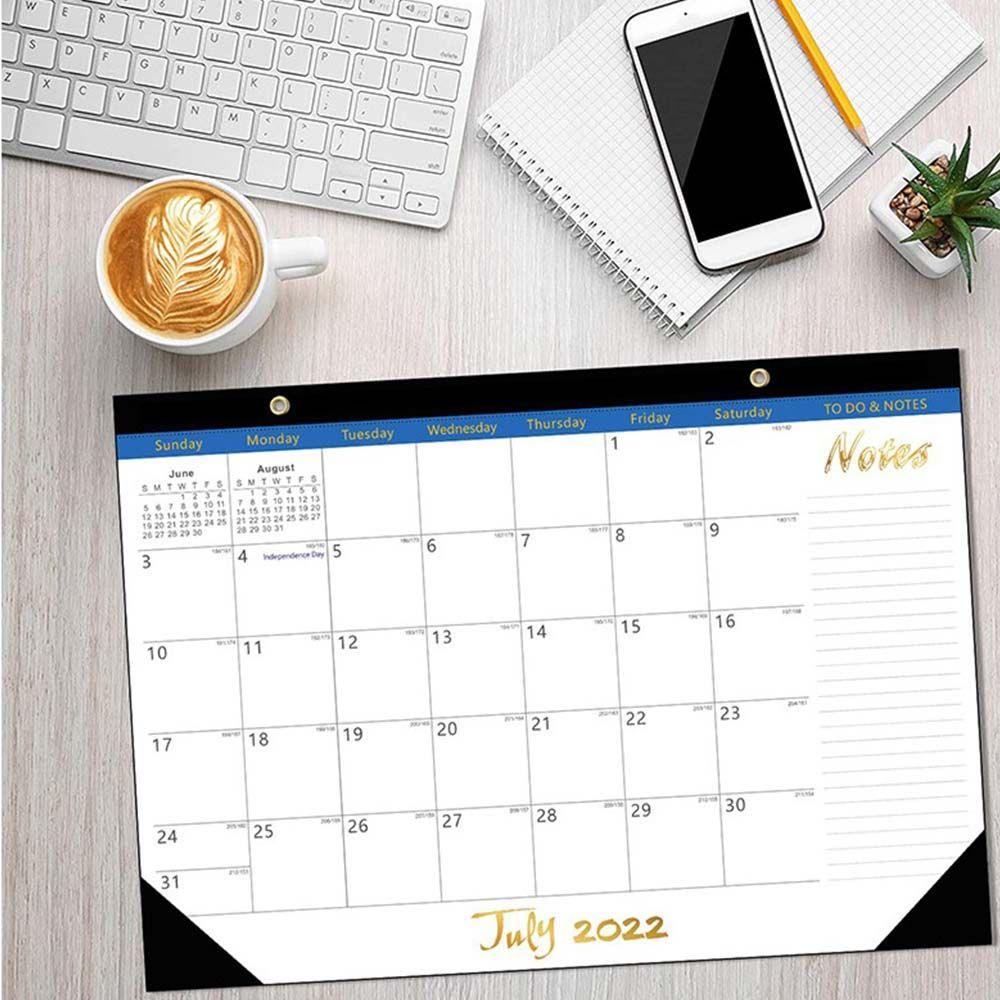 [Elegan] Kalender Inggris Tahunan Besar Perlengkapan Kantor Daily Planner Dekorasi Rumah Agenda Organizer Kalender2023