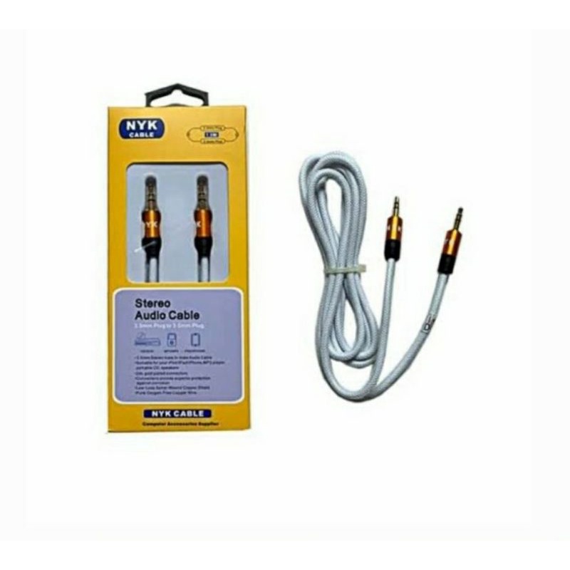 kabel jack audio 1,5M 1 - 1 jack 3,5 to jack 3,5 NYK