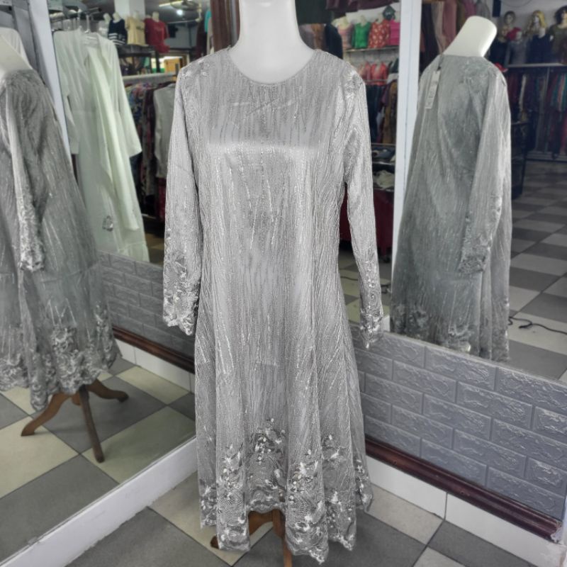 Dress Silver Pesta 11026