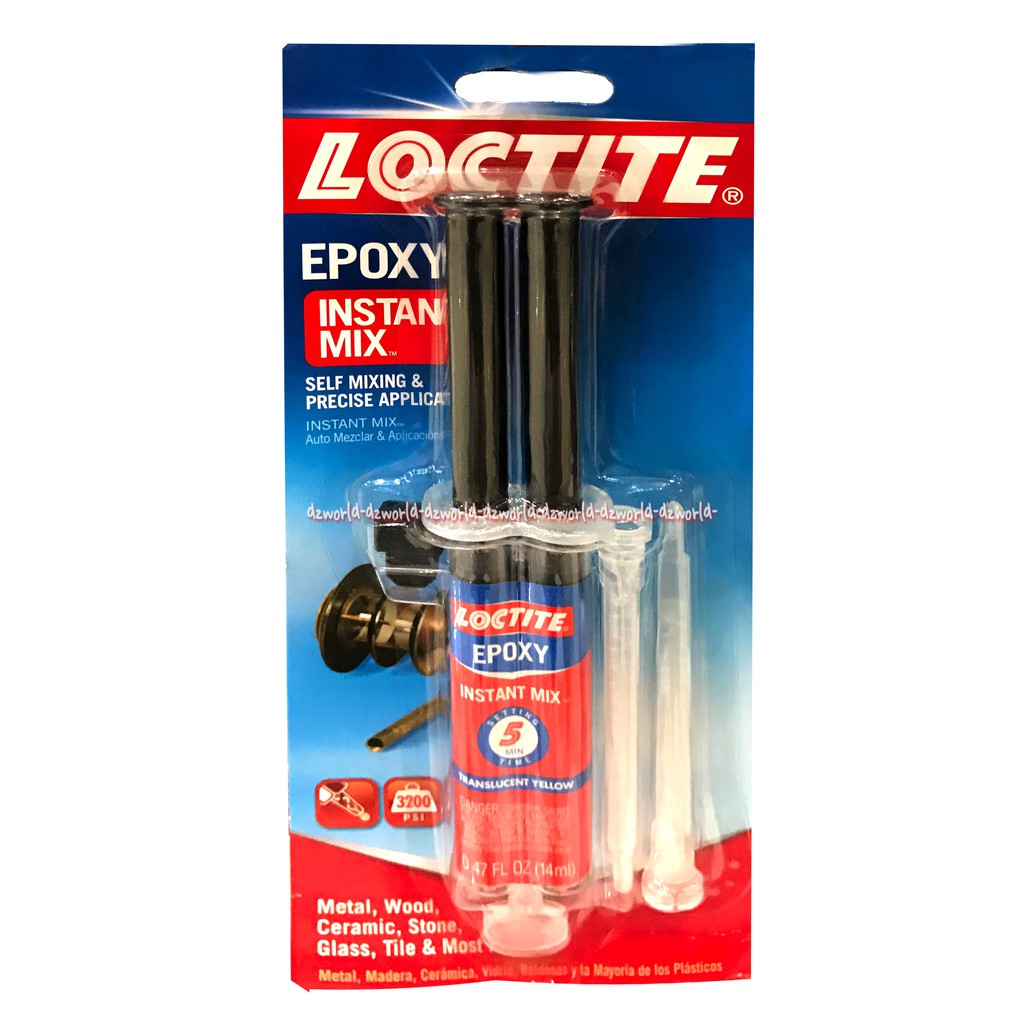 Loctite Epoxy Instant Mix 14ml Lem Serbaguna Perekat Multifungsi Loctitte Loktite Loktait Glue Epoxi Epoksi