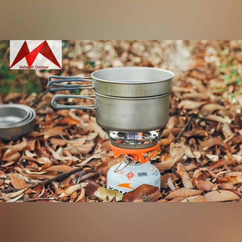 Keith titanium Ti6017 pot 1.25L frying pan 800ml ultralight camping outdoor