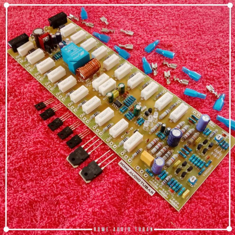 KIT DRIVER YIROSHI 3U plus PROTEKTOR dan LED CLIP PCB FIBER fr4