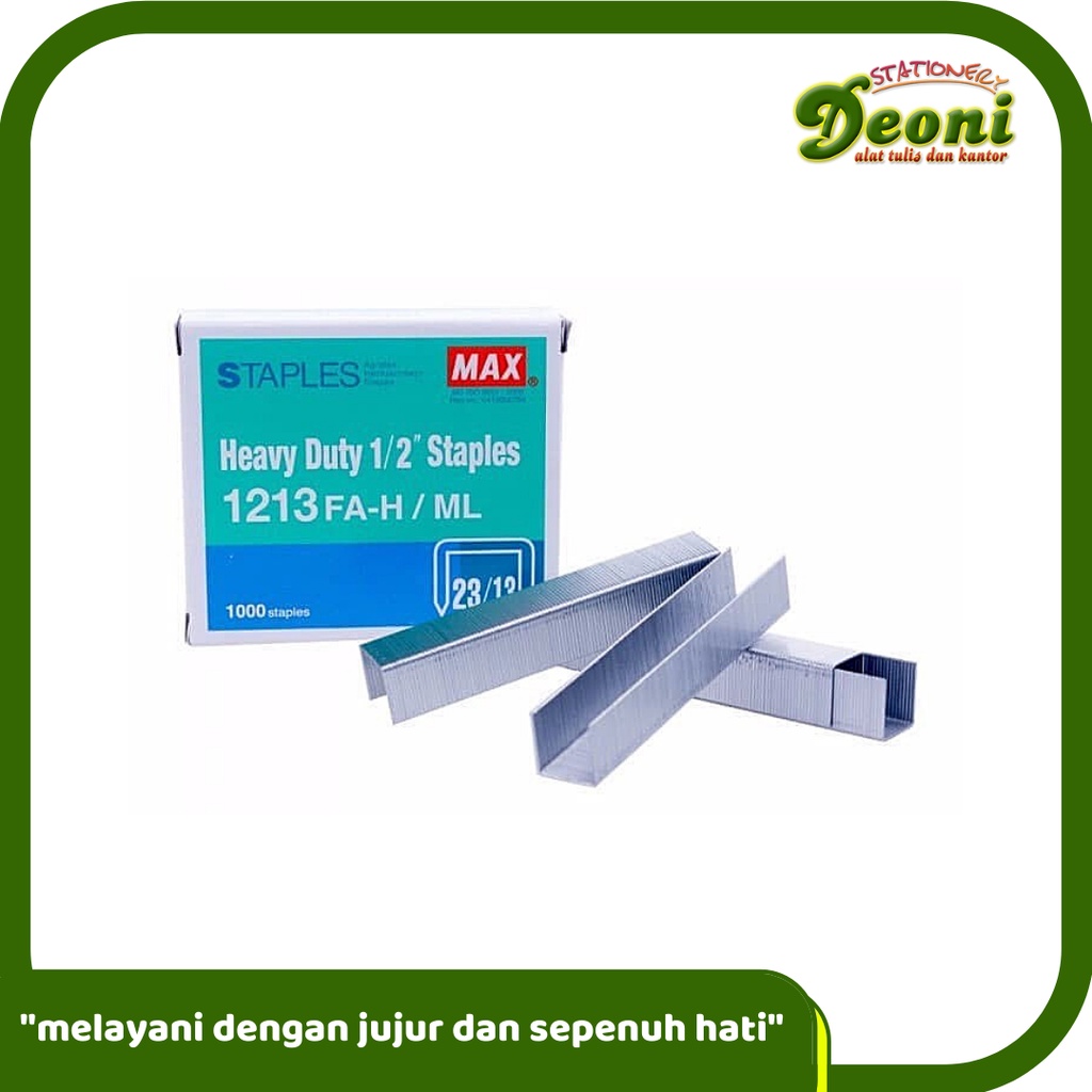

MAX STAPLES 1213 FA-H / ML Heavy Duty 9/16" Isi Stapler