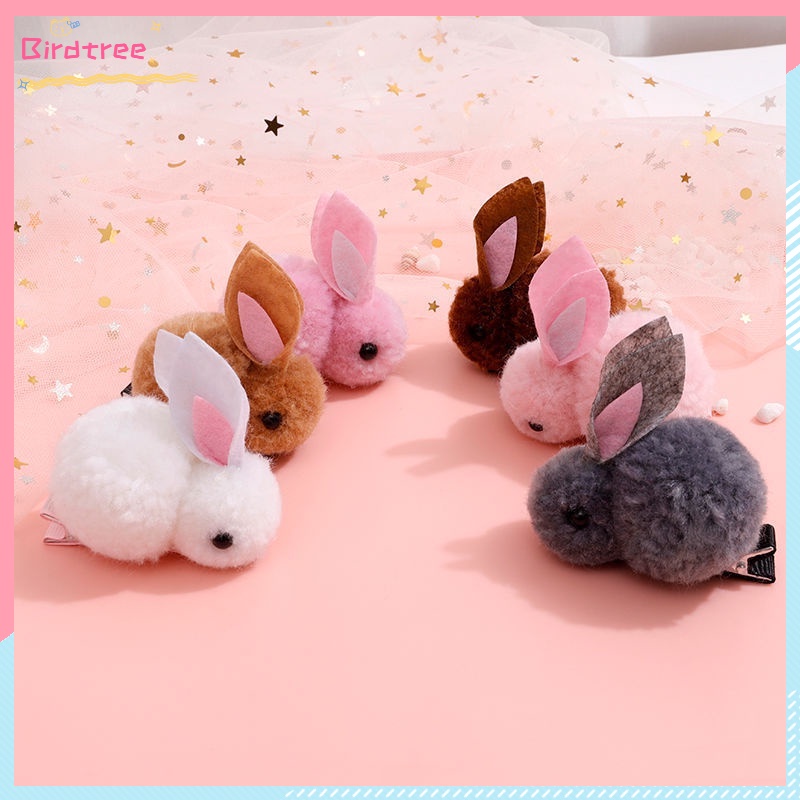 COD Jepit Rambut Anak Bayi Wanita  Korea Kelinci Rabbit Hair Accessories Lucu Karet Rambut Gadis Klip Karet Ready Stock