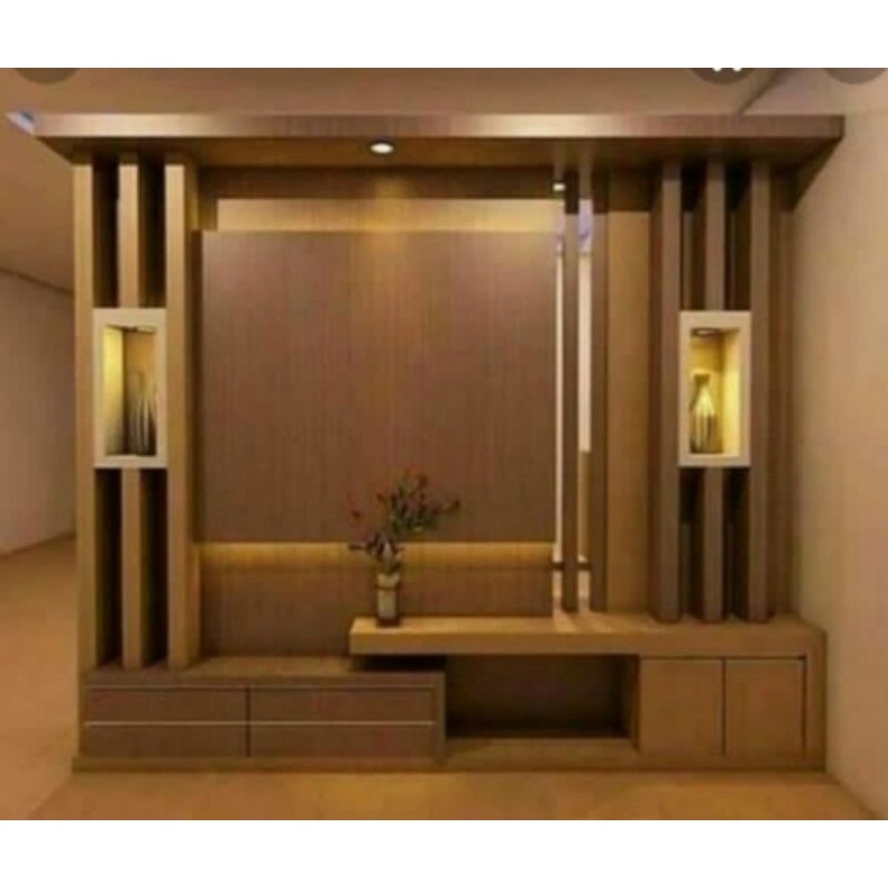 pesanan custom Partisi penyekat ruangan kayu jati