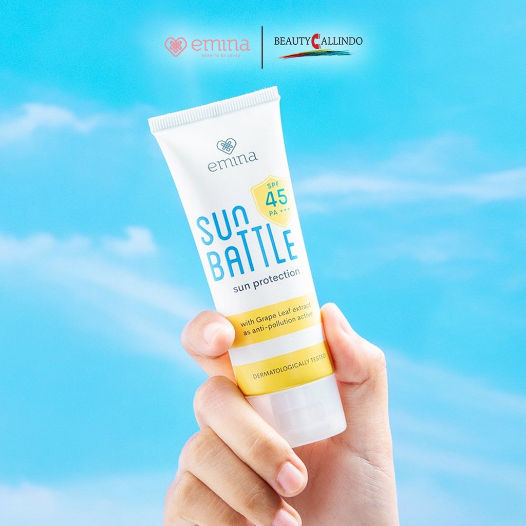 Emina Sun Battle SPF 45 PA+++ | Sunscreen | Sunblock | Tabir Surya