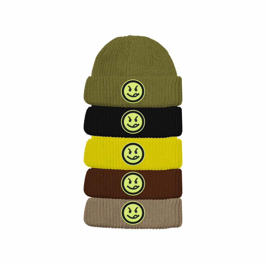 Colourspace Beanie Hat Fusion Smiley HT Series