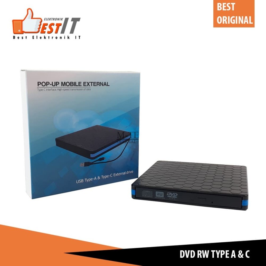 DVD External USB Type A &amp; Type C External Drive Usb 3.0 High Speed