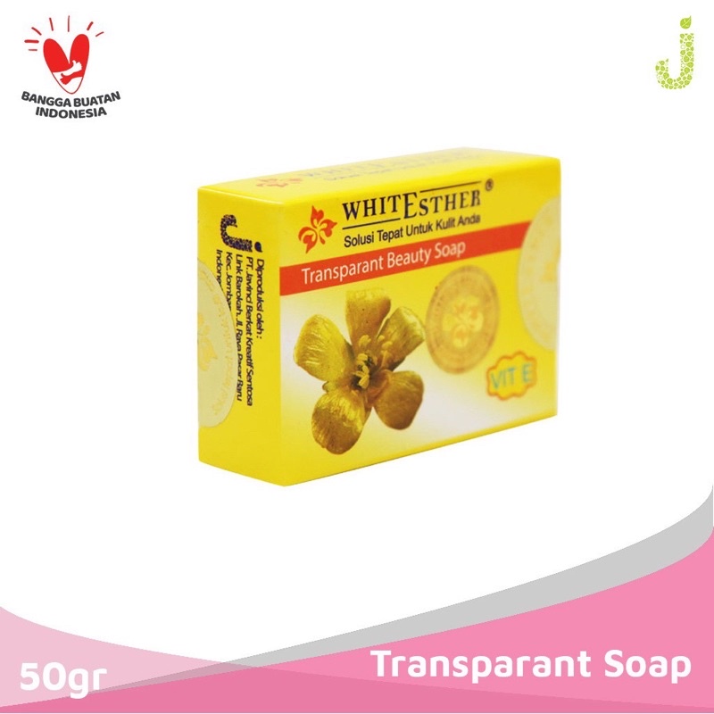 GROSIR BPOM WHITESTHER TRANSPARANT BEAUTY SOAP POM NA 18160500750