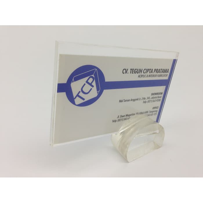

Top Ideas - Acrylic Display Kartu Nama KN07