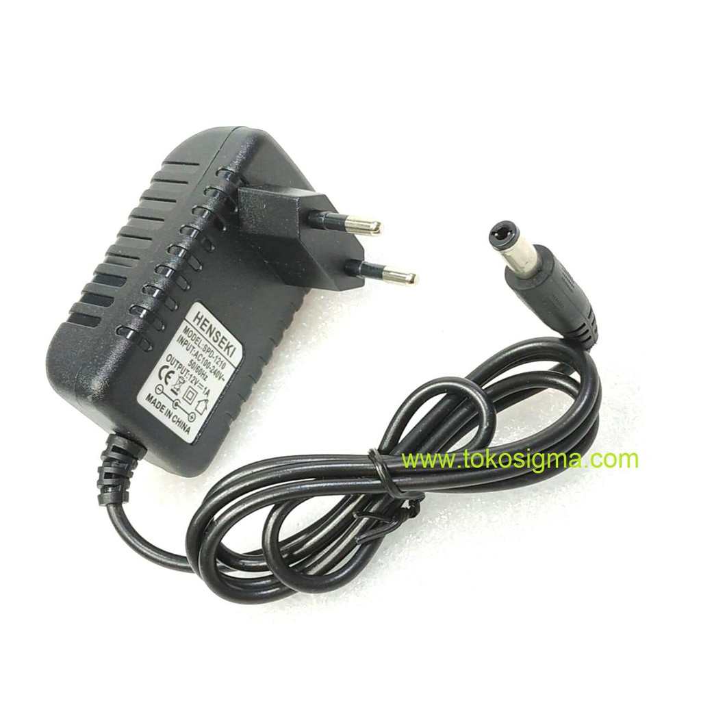 ADAPTOR DC 12V 1A jek 5.5 x 2.1mm