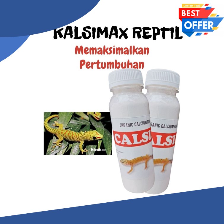 Pakan Ular Kecil CALSIMAX REPTIL Suplemen Dan Vitamin Ular Pucuk