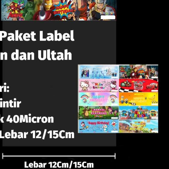 

[100Pasang] Plastik Label Ukuran 12Cm dan 15Cm Ulang Tahun dan Label Lebaran Plastik idul Fitri Murah Peluang Bisnis Amplop Lebaran