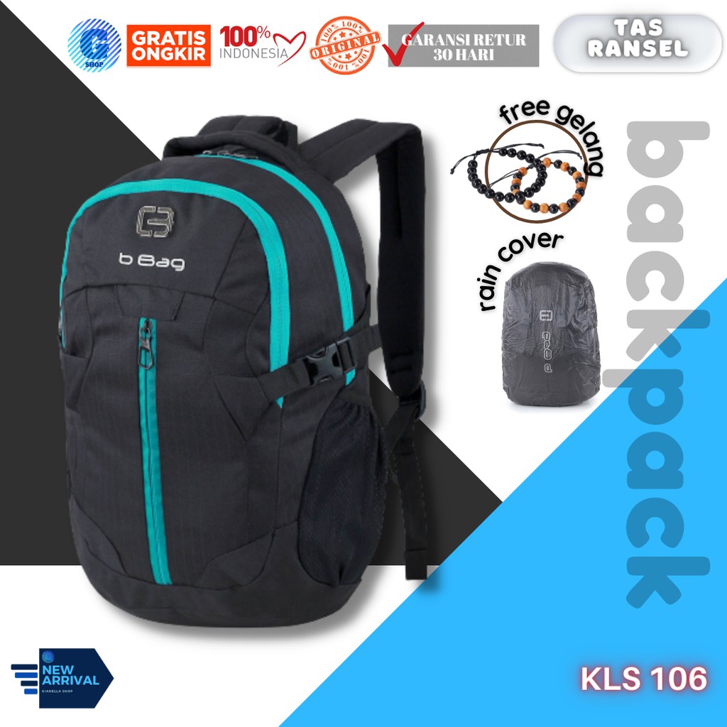 New Arrival - Tas Ransel Laptop IAC Backpack Tas Pria Wanita Daypack Triple F Tas Punggung Distro - 