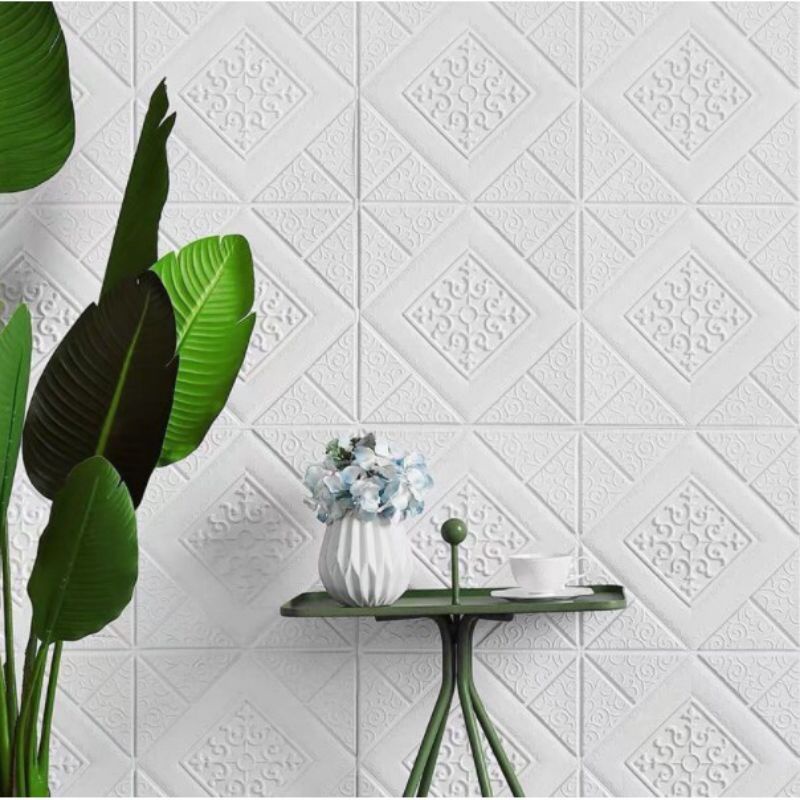 Wallpaper 3D FOAM / Wallpaper Dinding 3D Motif Foam Batik More High Quality /