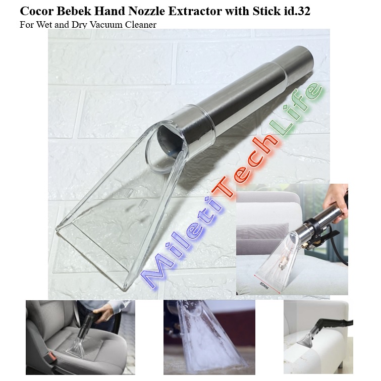 Cocor Bebek Vacuum Extractor id.32 Hand Nozzle Extraction for Wet and Dry Vacuum Cleaner