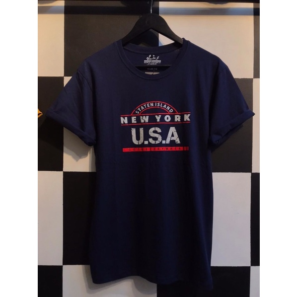 Kaos Uncle.J Staten Island New York Cotton combet 30s Premium