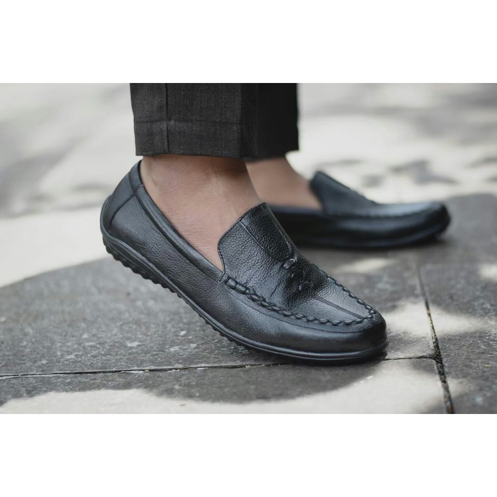 BURAY X SEPATU SLIP ON PRIA LOAFER DEWASA WARKA KULIT ASLI ORIGINAL CASUAL FORMAL SLIP ON PRIA KERJA KANTOR GURU PNS PESTA RESMI NYAMAN || SLIP ON PRIA PANSUS BERKUALITAS 2022