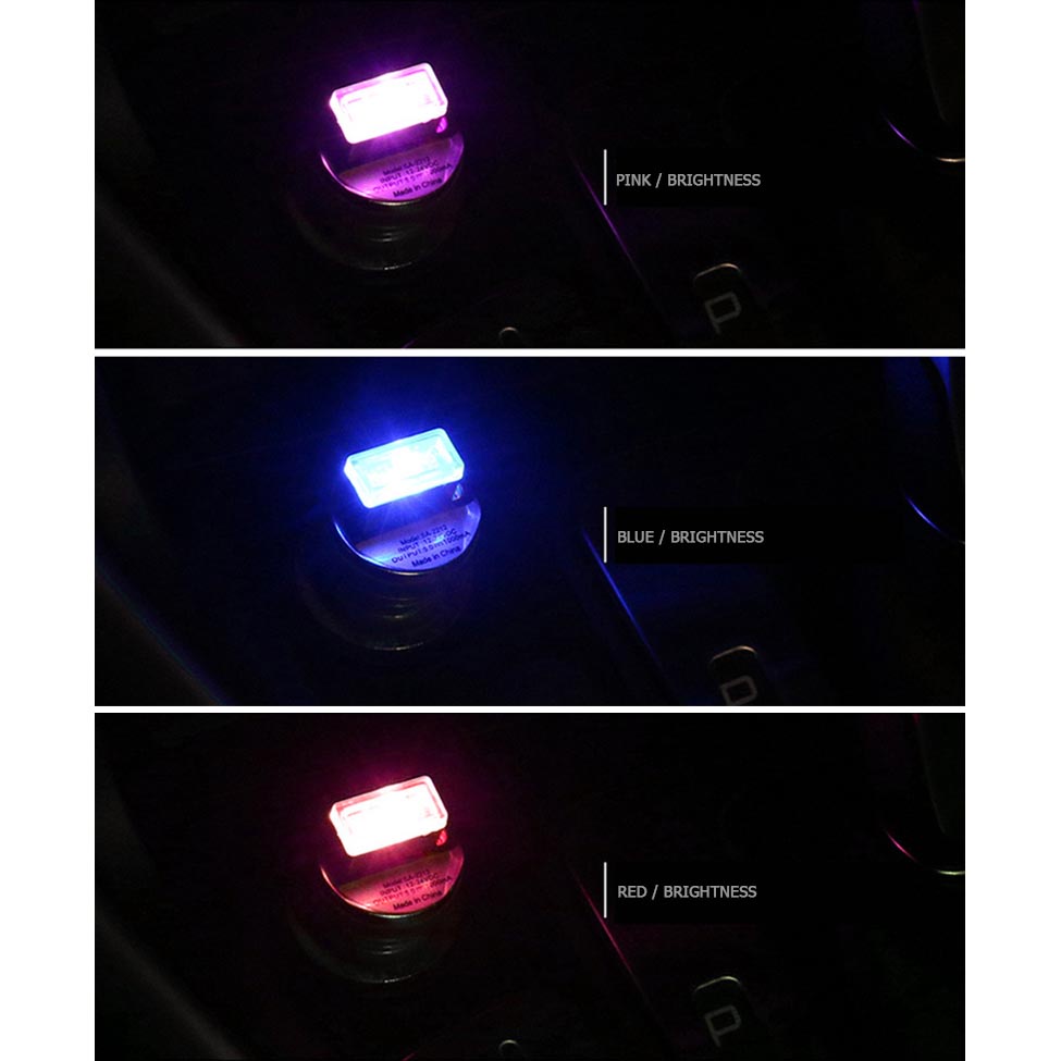 Lampu LED USB Dekorasi Interior Mobil Murah - Putih