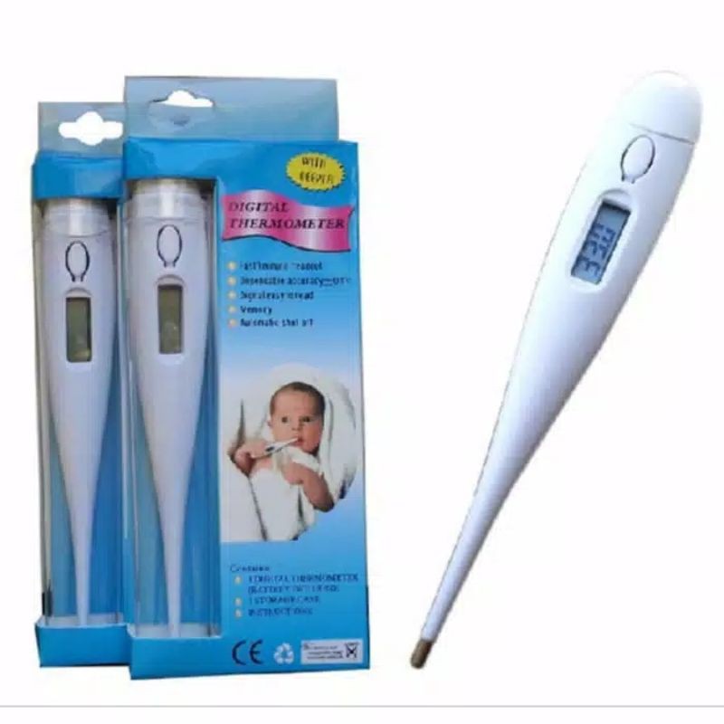 Thermometer Digital Alat Pengukur Suhu Badan Tubuh Bayi Baby Anak Termometer Ukur Suhu Ketiak Lengan