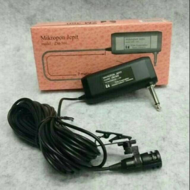 Mic Microphone Mikropon Jepit Imam Pidato TOA ZM-360 ZM360 ZM 360 Original