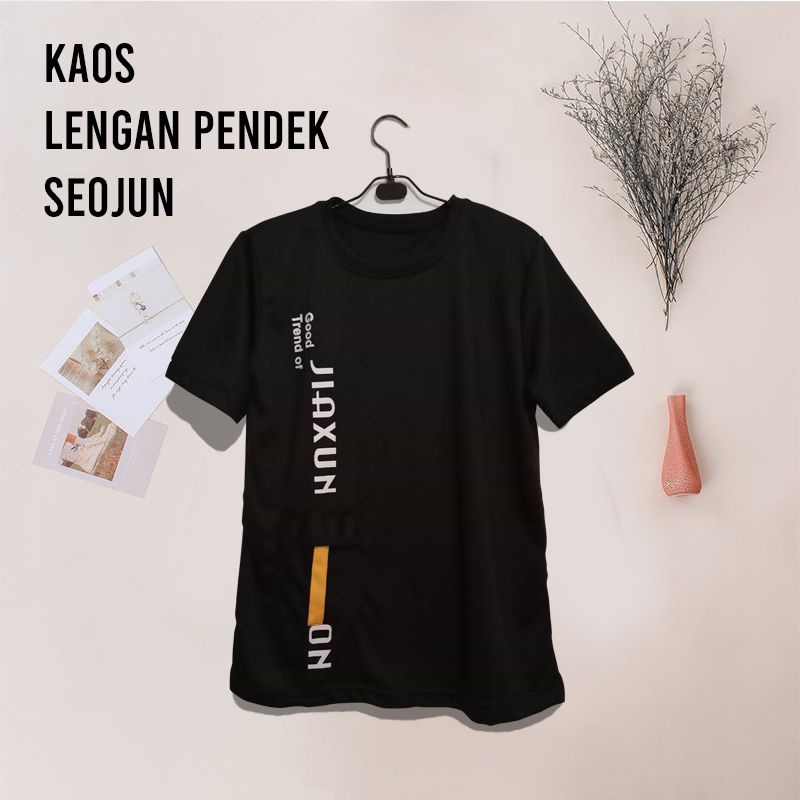 Baju kaos lengan pendek pria korea MatchAfashion Seojun keren/ baju kaos lengan pendek pria distro