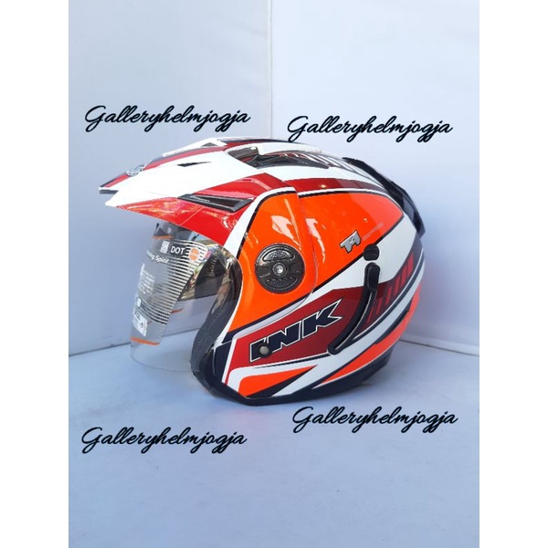 INK T1 #3 WHITE RED FLUO RED