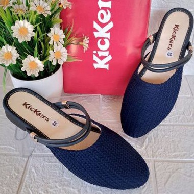 Terbaru Sandal Slop Wanita Kickers / Sendal Slop Rajut Wanita / Bustong Wanita Kickers