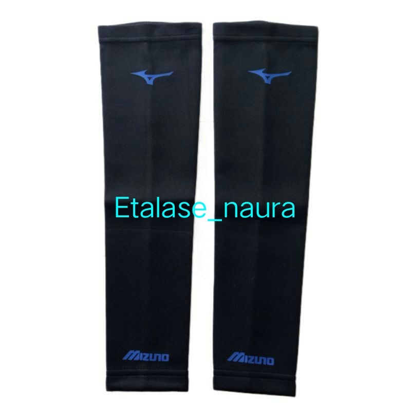 Manset Lengan Tangan Mizuno Olahraga Voli Volly Satu Pasang Elastis Spandek Lycra