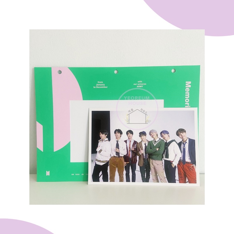 BOOKED - BTS DVD MEMORIES / MEMO 2020 POSTCARD