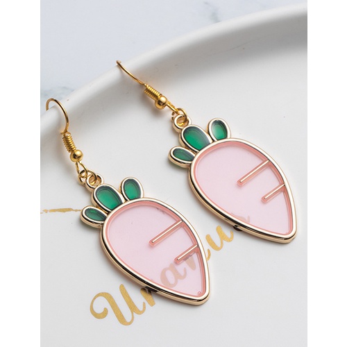 LRC Anting Fashion Fruit Stud Earrings