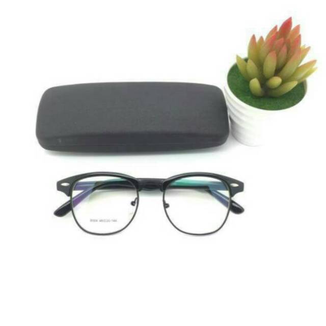 Frame Kacamata Trendy, Kaca mata Anti Radiasi, Kacamata Elegant, Kaca mata Minus, Kacamata New 8004