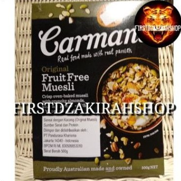 

Carman's original fruit free muesli 500gr