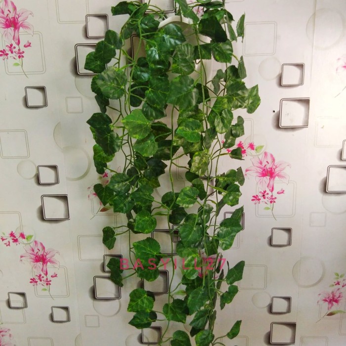 daun rambat palsu artificial / dekorasi dinding / bunga plastik