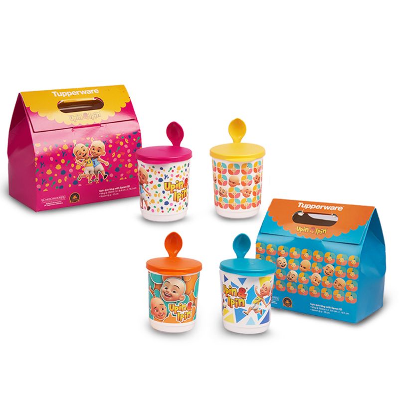 Tupperware UPIN IPIN HAPPY FACE MUG