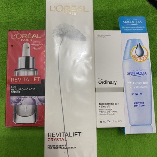 Sale Obral Paket Rangkaian Skincare Take All New Semua Loreal Serum Essence The Ordinary