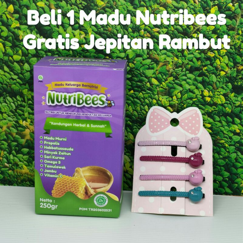 

Madu Nutribees Beli 1 Gratis Jepitan Rambut
