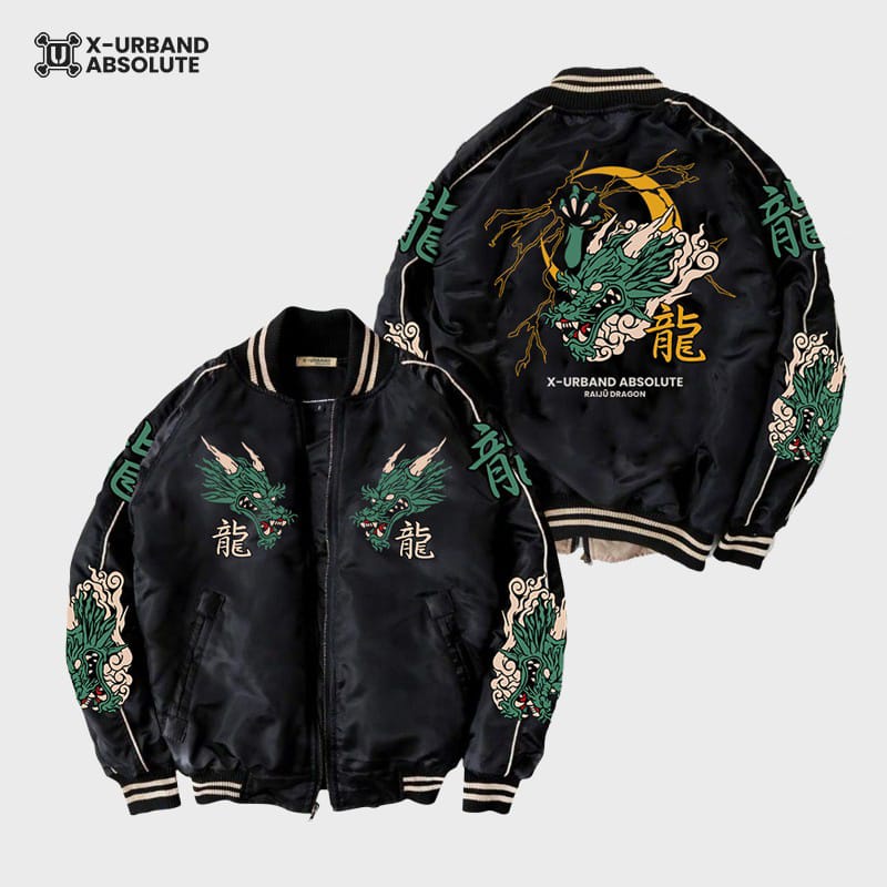 Jaket Sukajan Inazuma Dragon Japan Series